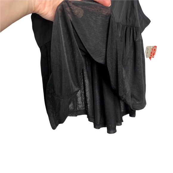 NWT Free People Movement Black Catch Me Drift Flowy Tank Top - Picture 4 of 12